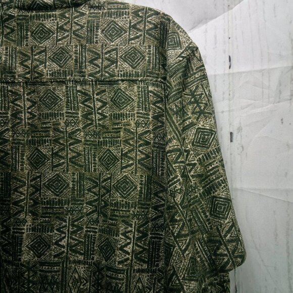Route 66 Original Clothing Co. Men's Button Front Tropical Dress Shirt L - Picture 7 of 10